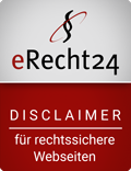 E-Recht24 Disclaimer Siegel